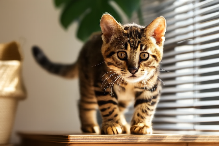Domestic Charm Meets Jungle Spirit: Raising a Bengal Kitten