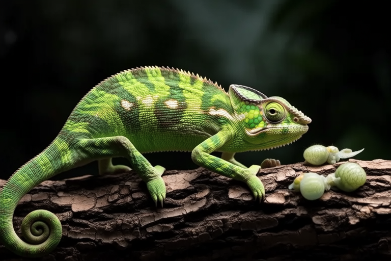 From Tiny Tadpoles to Colorful Giants: The Life Cycle of a Chameleon