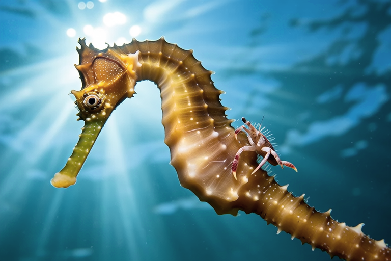 Meet the Mini Marvel: The Tiny Pea Crab That Lives Inside Sea Horses