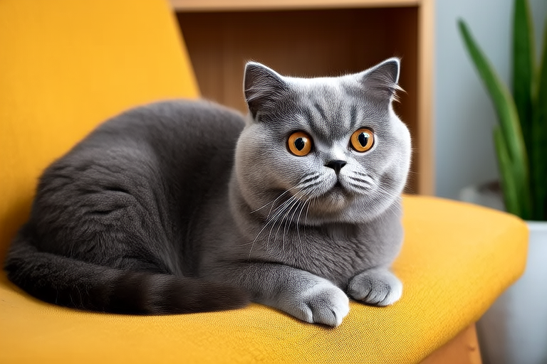 The Cozy Companion: Discovering the Charm of the British Shorthair Silver