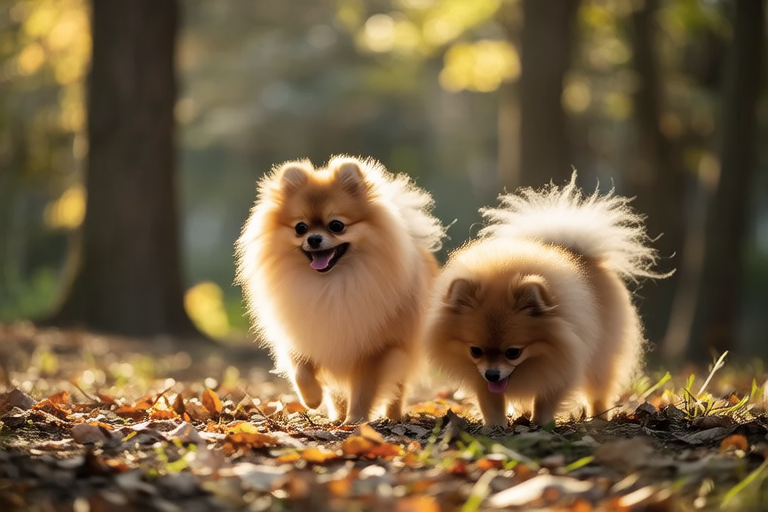 Tiny Tigers: The Dynamic World of Pomeranian Pets