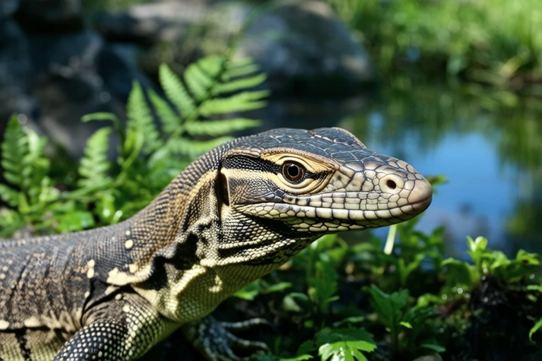 From Jungle to Aquarium: The Thrilling Life of a Water Monitor